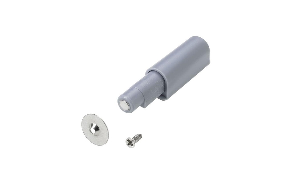 HETTICH Ouvre-porte Plaque en plastique gris à ouverture par pression