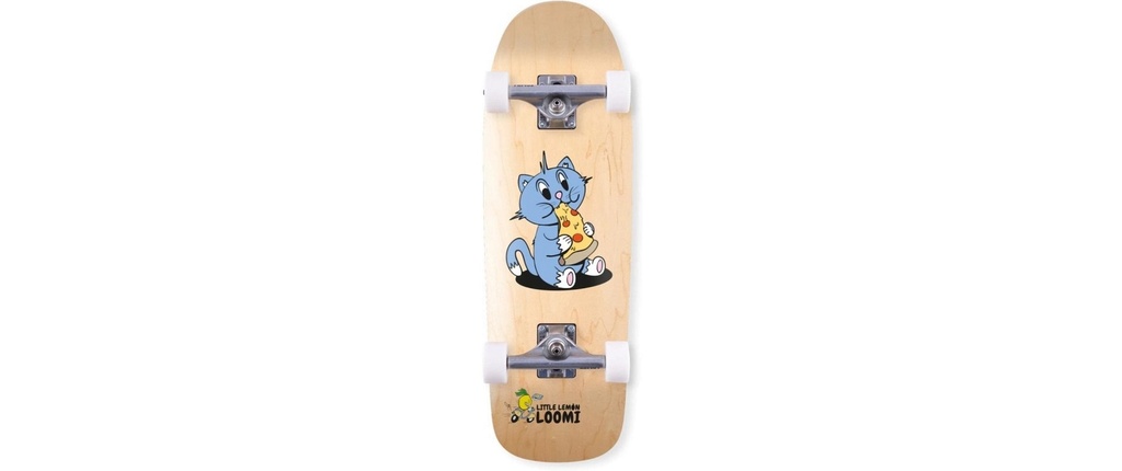 Loomi Boards Little Lemon Loomi ; skateboard « Pizza Cat »