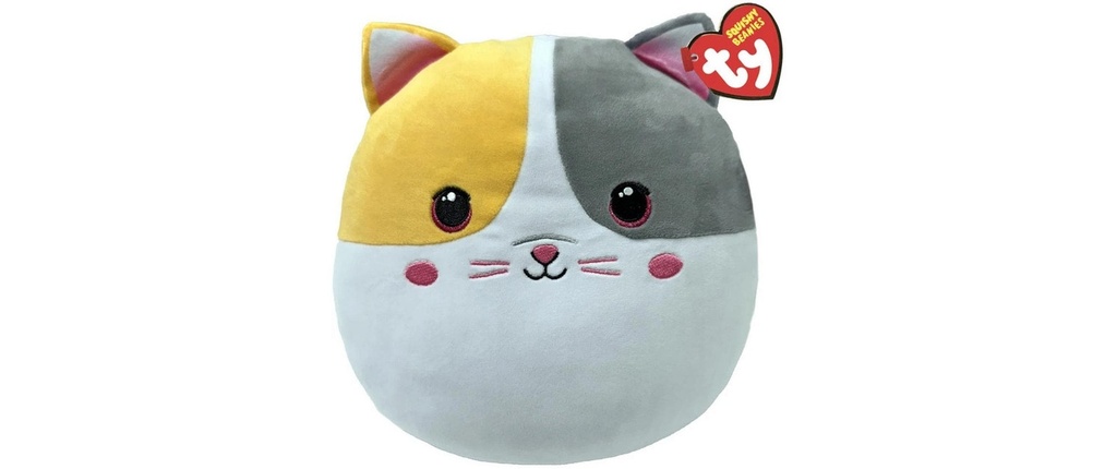 Ty Squishy Snuggles Jaune/Gris/Blanc