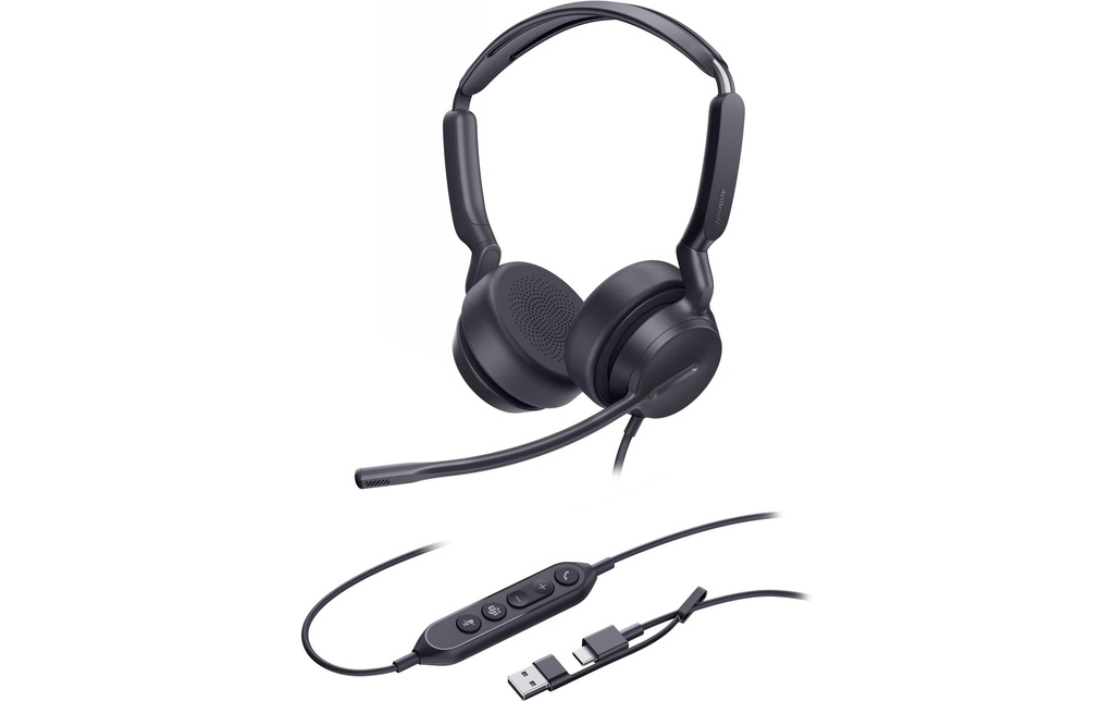 Yealink Casque d'affaires UH42 SE double USB-C/A Double USB-C/A
