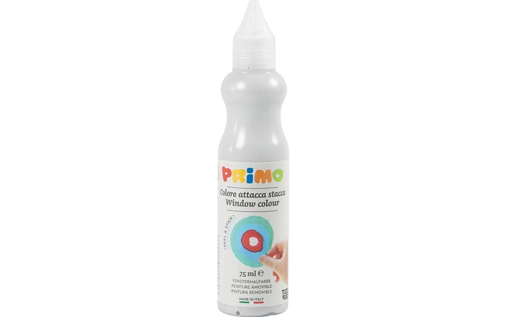 Primo Peinture pour fenêtres, argent, 75 ml / 1 flacon 75 ml, Argenté