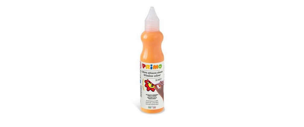 Primo Peinture pour vitraux 75 ml, Orange