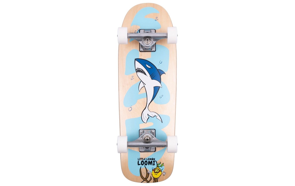 Loomi Boards Skateboard Corkgrip Shark 24.75