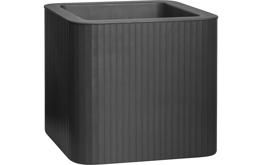 Elho Jive Quadrat Stripe 40 Gris foncé/Aucune indication