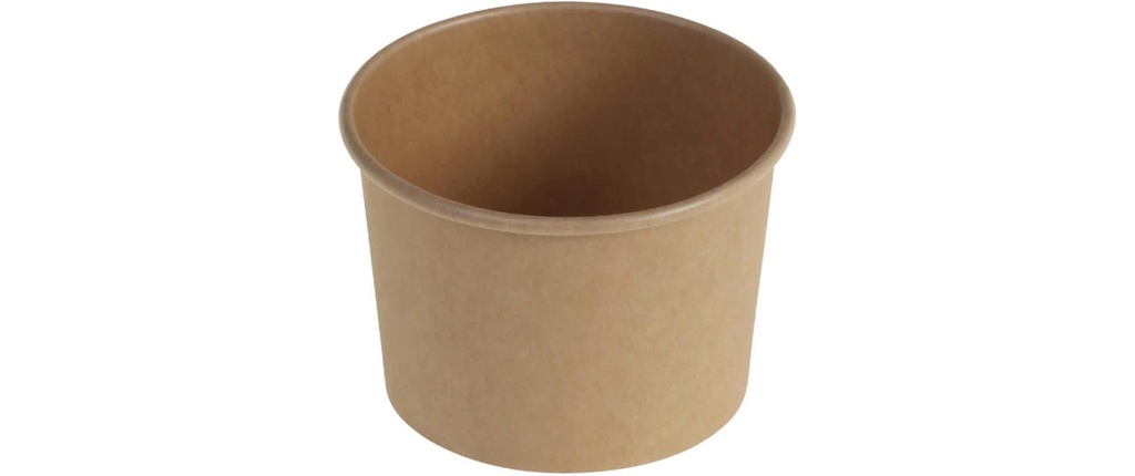 belesse Gobelet à soupe Kraft/PE 345 ml 25 Pièce/s