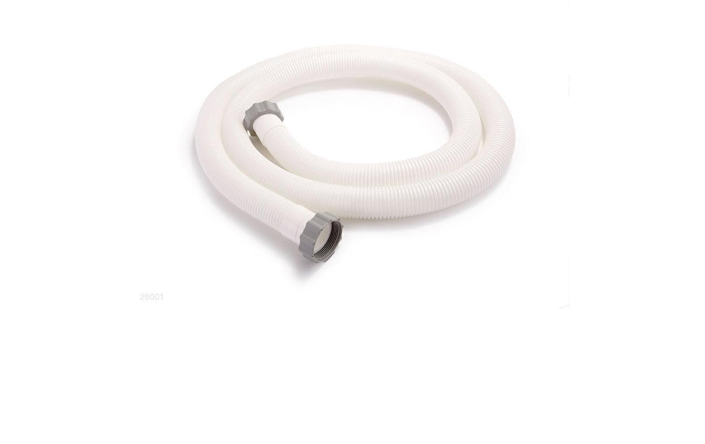 Intex 3MX38 mm HOSE WITH NUTS blanc, 3,0 m, Ø 38 mm