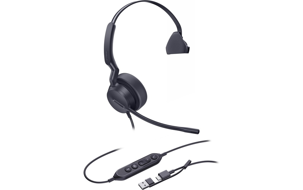 Yealink Casque d'affaires UH42 SE Mono USB-C/A Mono, USB-C/A