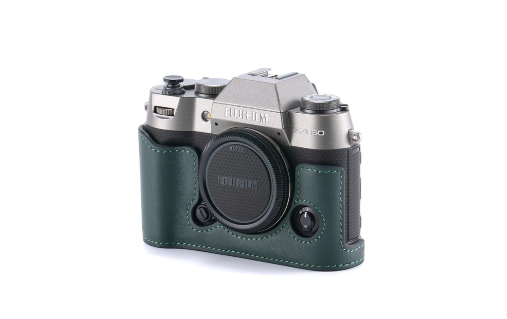 Tilta Étui en cuir pour appareil photo Fujifilm X-T50 Cuir vert