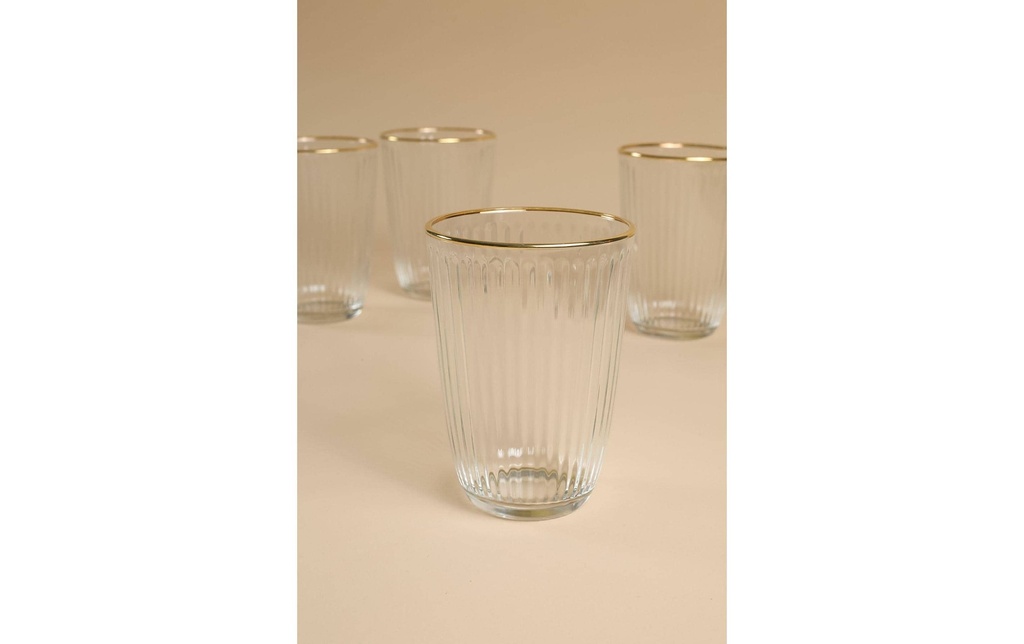 Hermia Splendid Zen V2 400 ml, 4 Pièce/s, Transparent/Doré