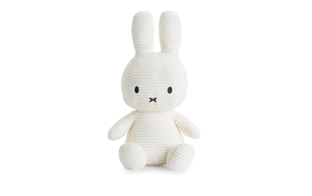 Bon Ton Toys Miffy ECO Velours côtelé blanc 33 cm