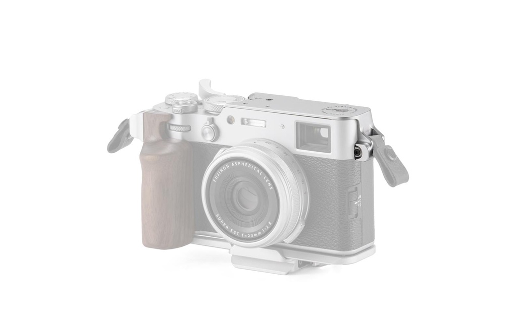 Tilta Plaque de protection haut de gamme pour Fujifilm X100 VI argent
