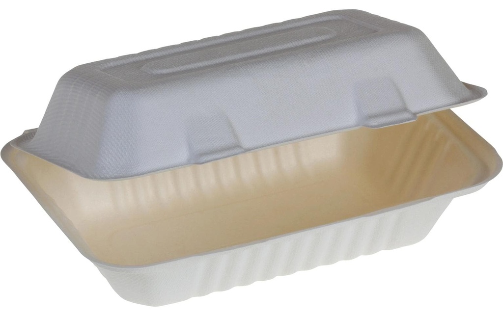 belesse nature Boîte à menus canne à sucre blanche 50 Pièce/s