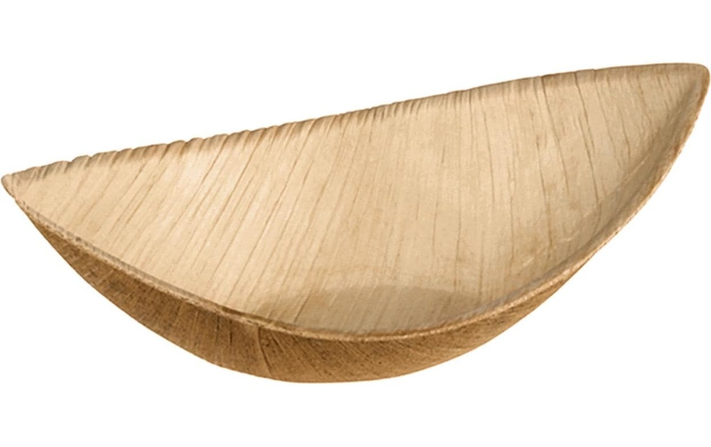 belesse nature Bol à trempette en feuille de palme «Bateau 25 Pièce/s