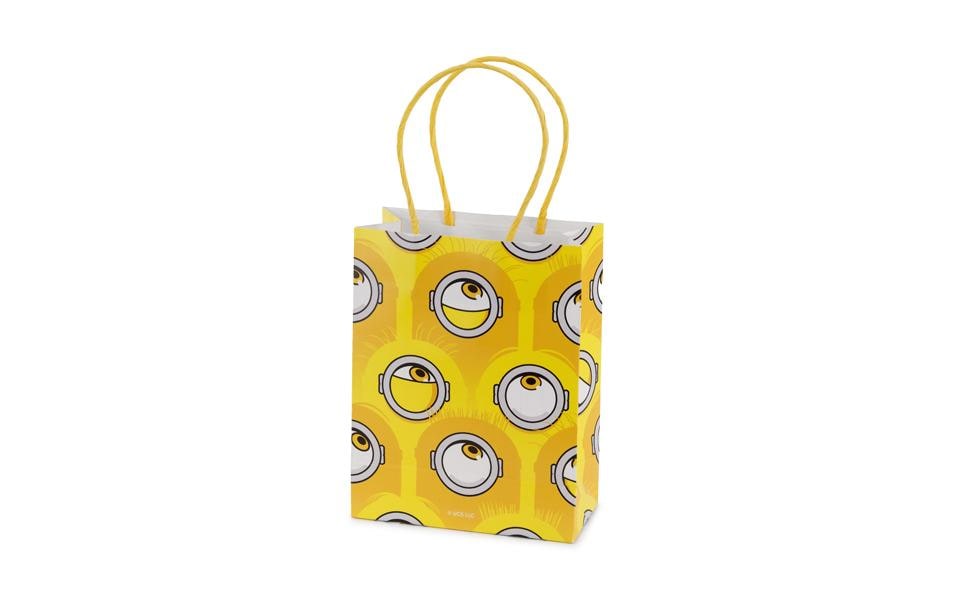 Partydeco Sacs cadeaux Minions PartyDeco, lot de 6 6 Pièce/s, Jaune