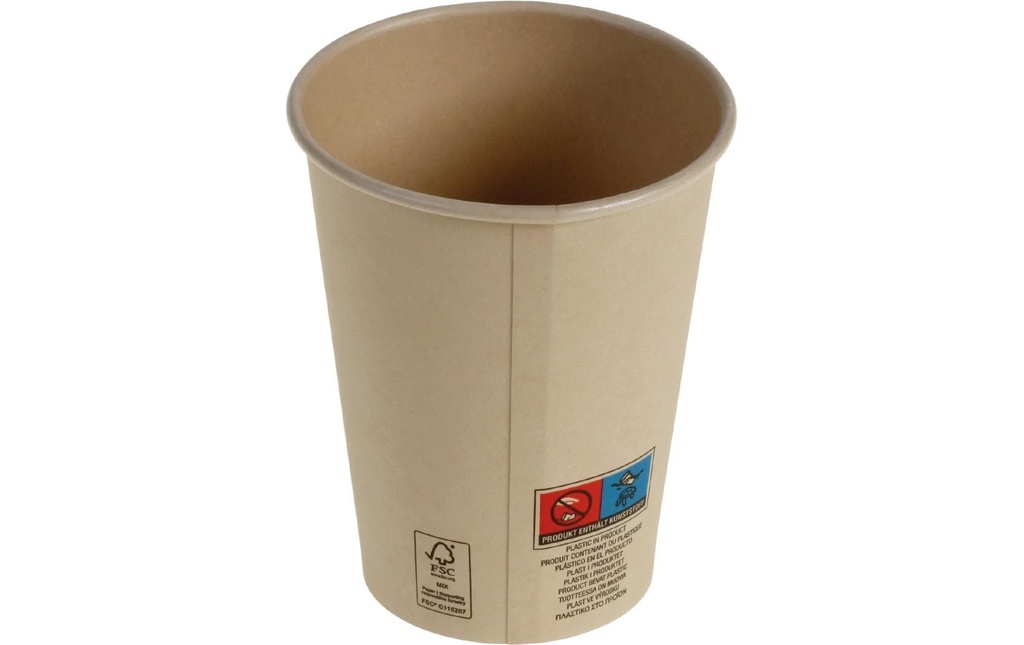 belesse nature Gobelet en carton bambou 3 dl 50 Pièce/s
