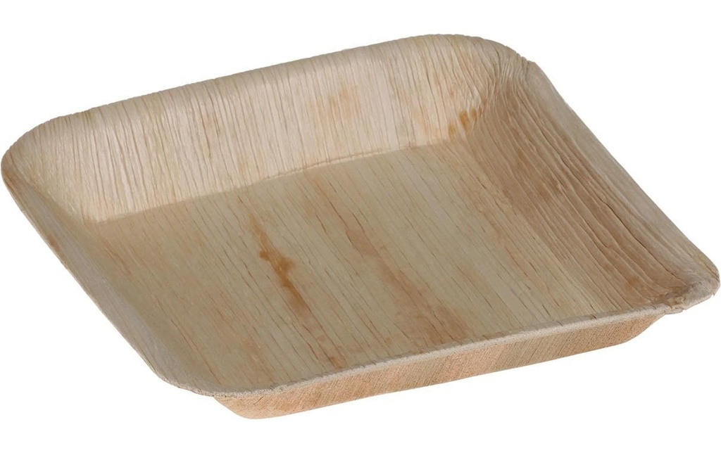 belesse nature Assiette feuille de palme 25 Pièce/s