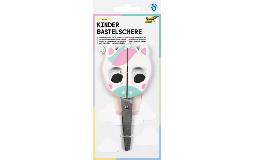 Folia Ciseaux pour enfants Licorne 16 cm