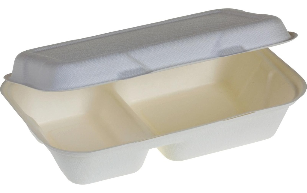 belesse nature Boîte à menus canne à sucre blanche 50 Pièce/s