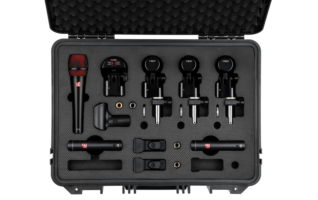 sE Electronics V PACK ARENA 7 pièces avec mallette