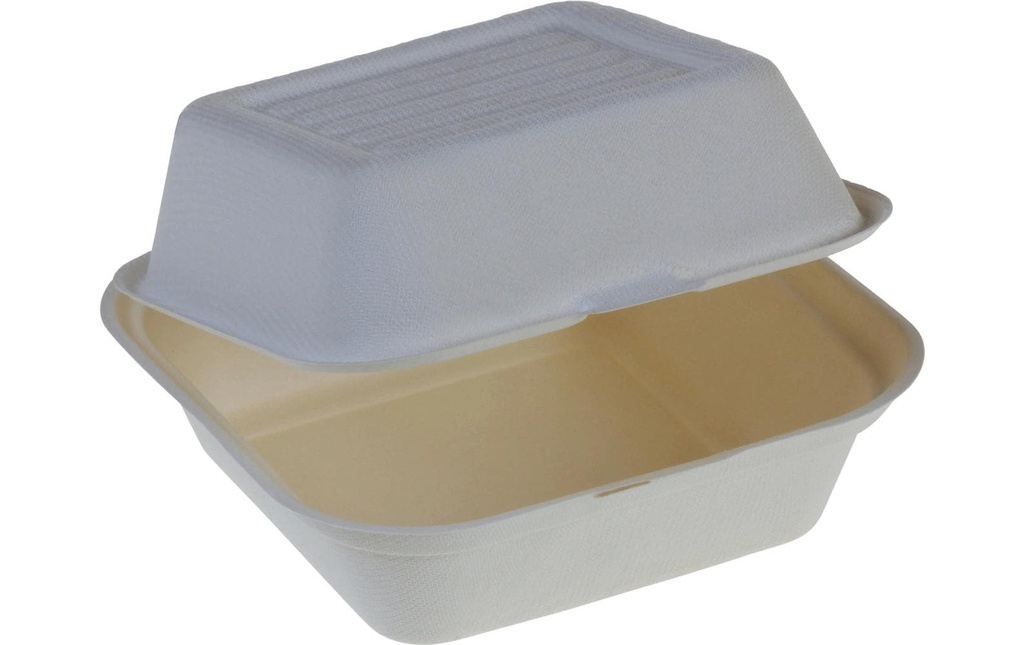 belesse nature Burger Box canne à sucre blanche 50 Pièce/s
