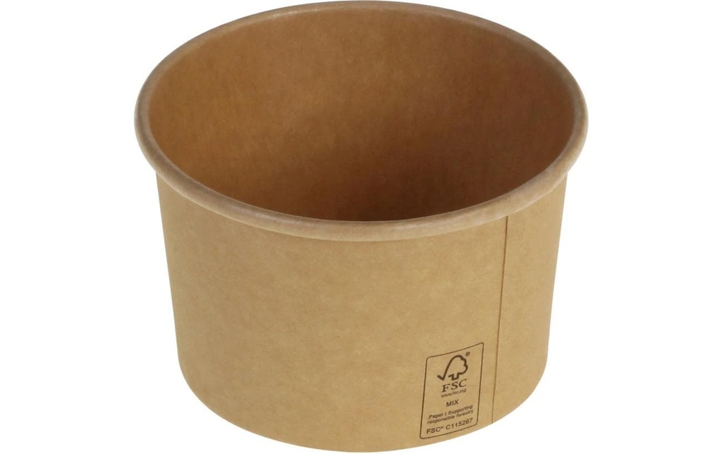 belesse nature Coupe à glace Kraft/PLA 180 ml 50 Pièce/s
