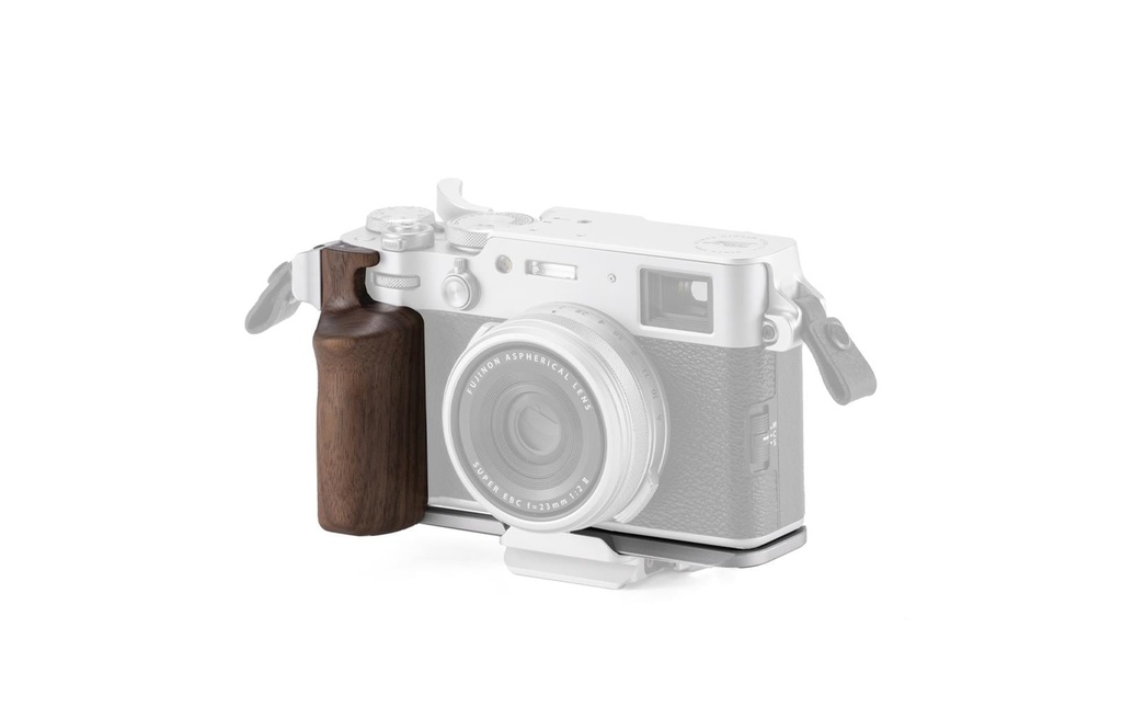 Tilta Plaque de fixation avec poignée en bois pour Fujifilm X100 VI