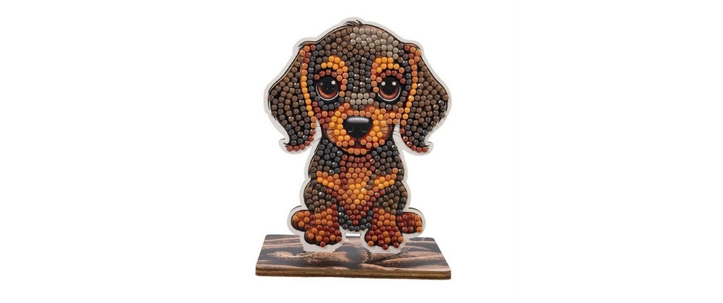 CRAFT Buddy Crystal Art Buddy: chiot teckel