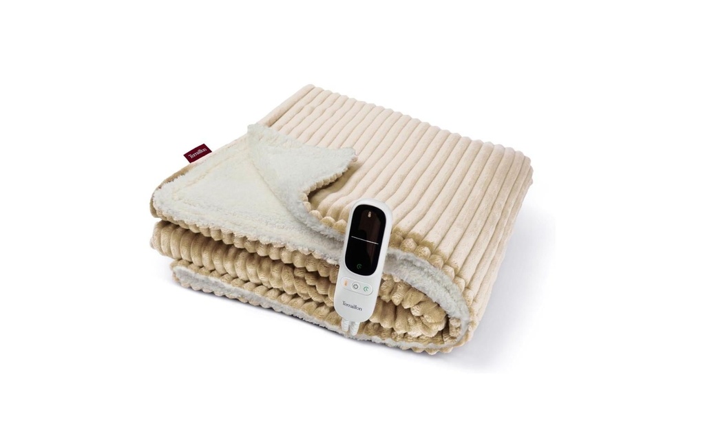 Terraillon Couverture chauffante Koomy Beige, 180 x 130 cm