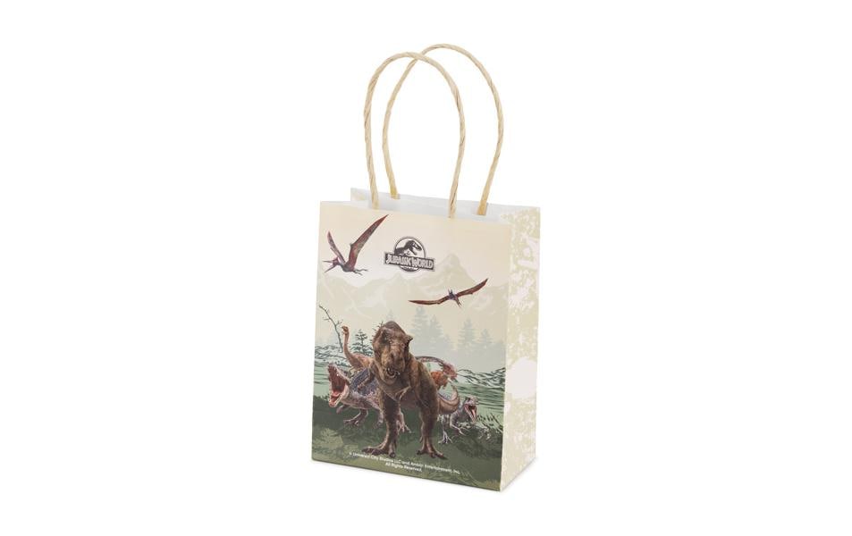 Partydeco Pochettes cadeaux Jurassic World, lot de 6 1 Pièce/s, Vert