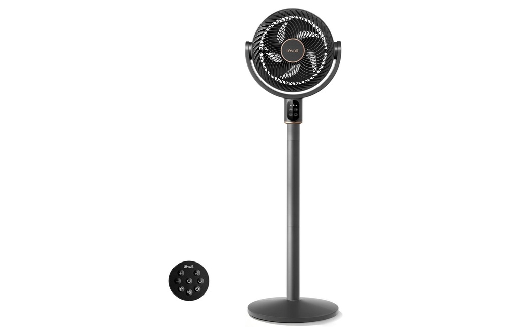 Levoit Ventilateur sur pied HEAPCFLVNEU0009Y Noir