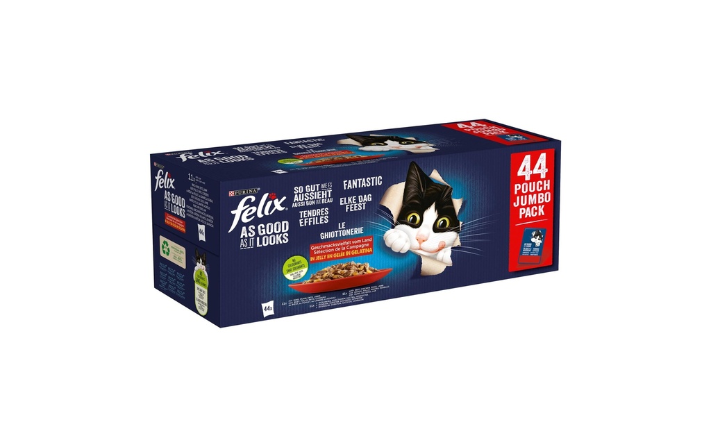 Felix Alimentation humide AGAIL Sélection des viandes, 44 x 85 g