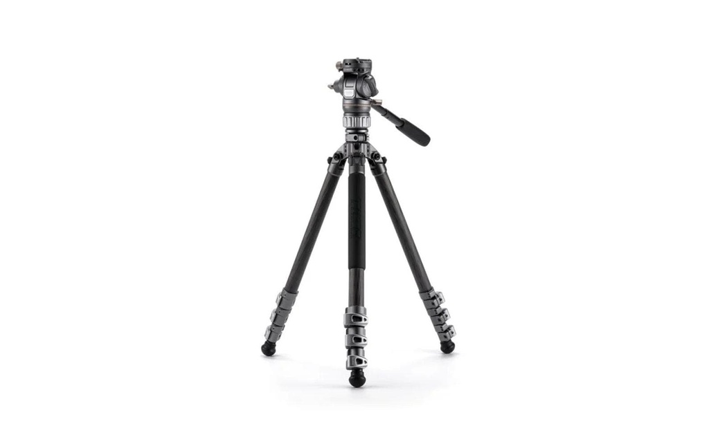 Tilta Tête fluide VT05 pour vidéo de voyage, trépied à 3 sections en fibre de carbone