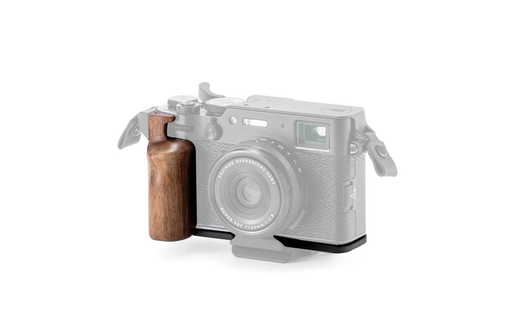 Tilta Plaque de fixation avec poignée en bois pour Fujifilm X100 VI