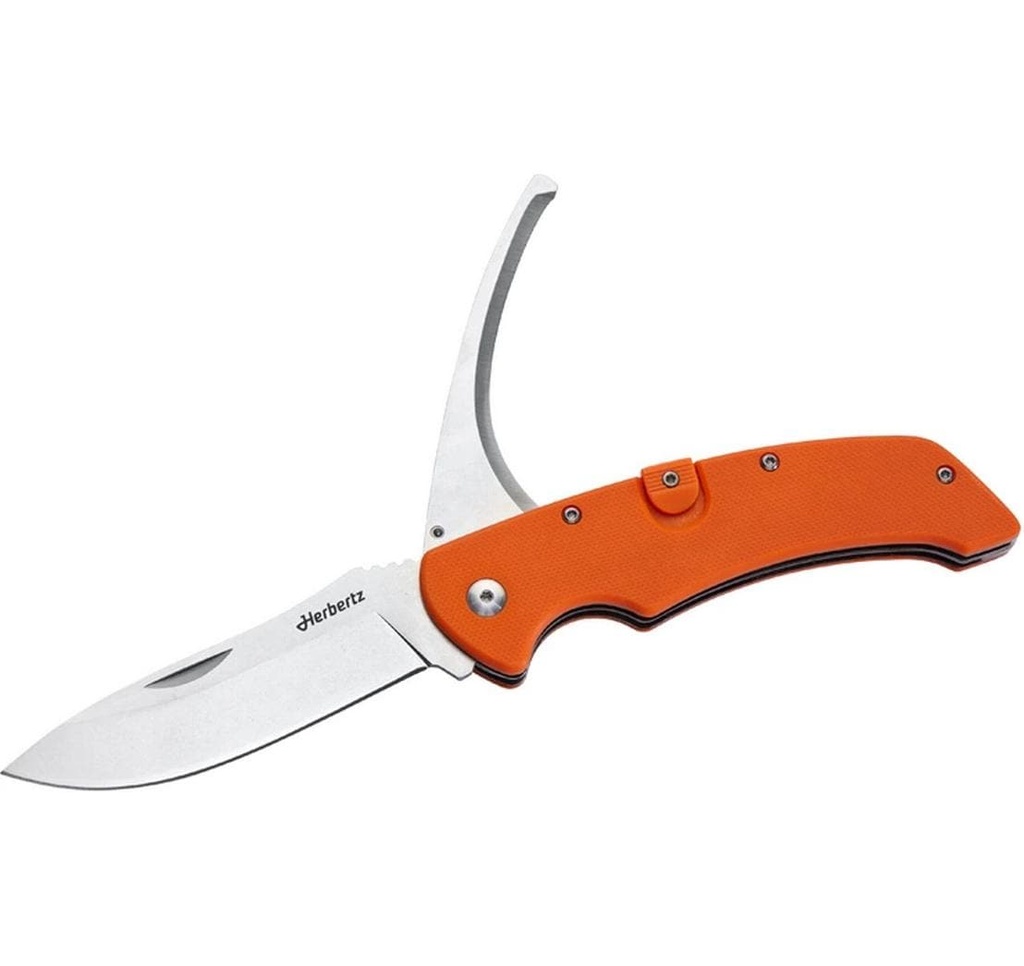 Herbertz Couteau de poche 2 pièces orange