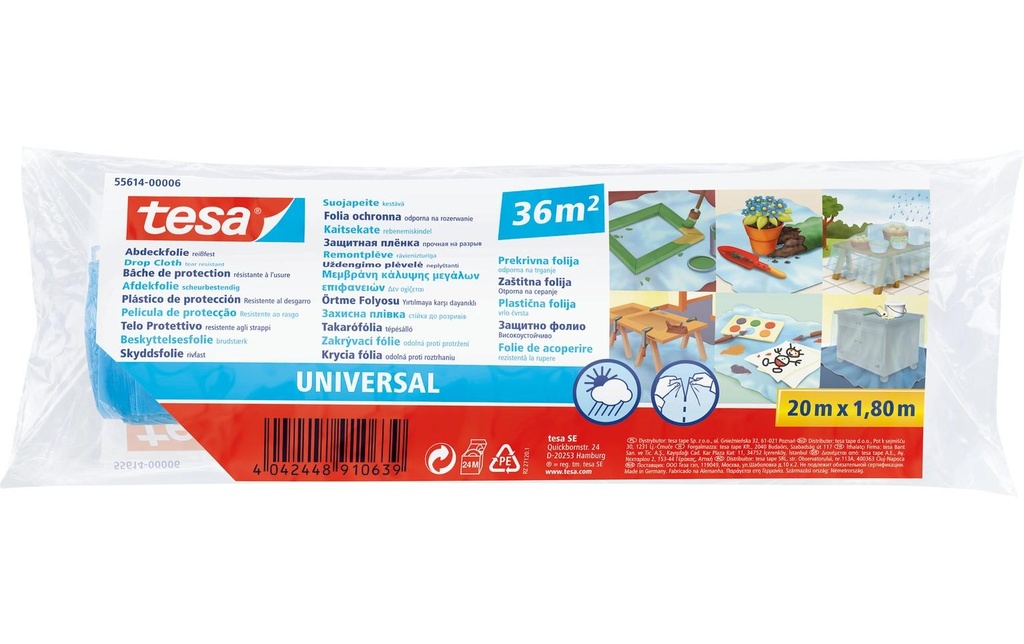 tesa Film de protection universel 20 m x 1 800 mm
