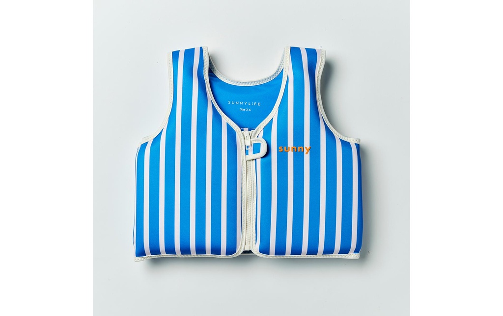 Sunnylife Gilet de flottaison 3-6 Tino le Tigre Bleu