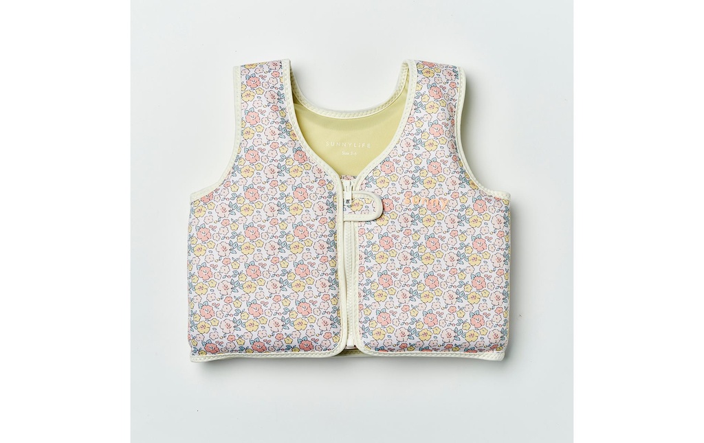 Sunnylife Gilet de flottaison 3-6 Into the Garden: Motifs floraux discrets