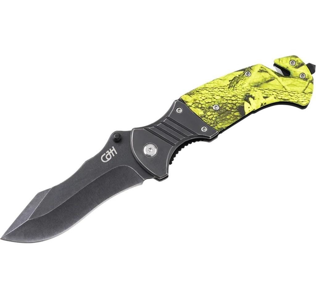 Herbertz Couteau de sauvetage CJH Camo/Vert