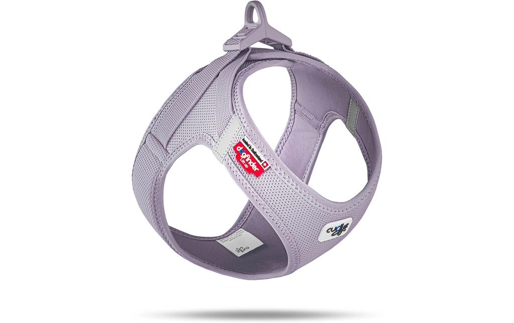 curli Harnais Vest Curli Clasp Air-Mesh Lilas L