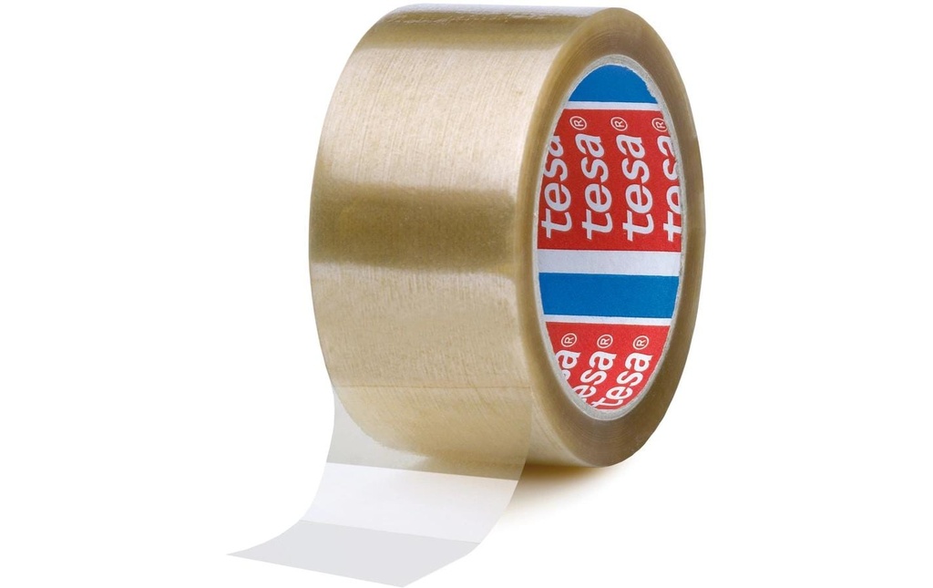 tesa ruban d'emballage 50 mm x 66 m, Transparent