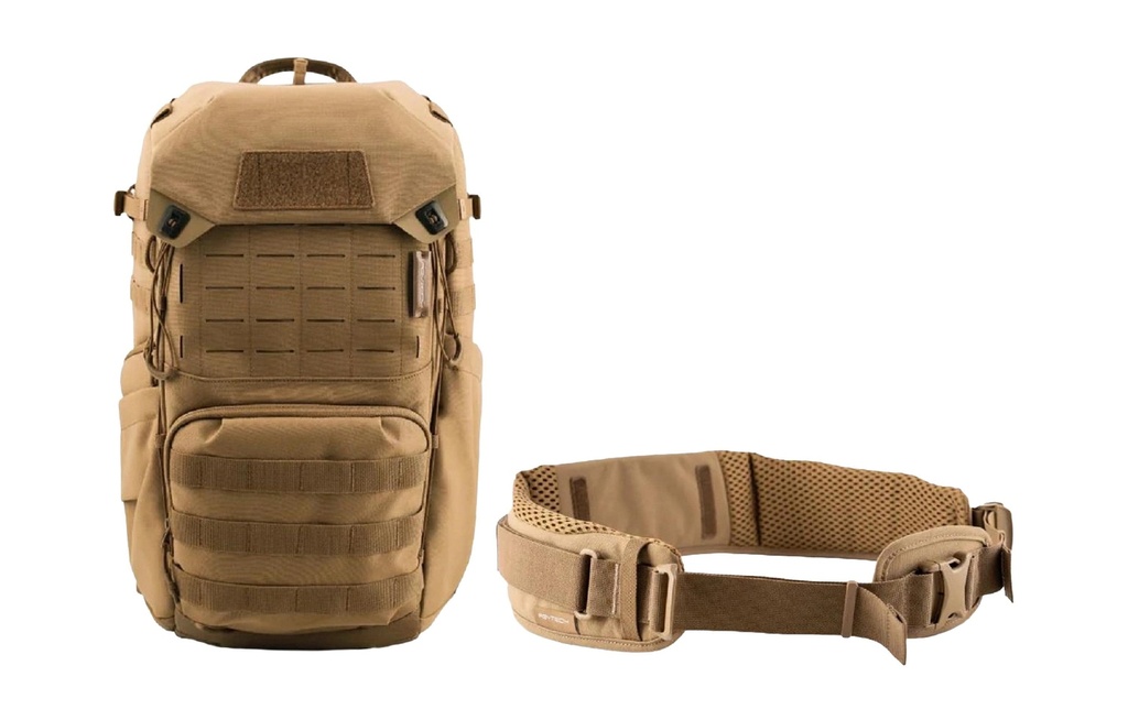 PGYTECH Sac à dos photo OneMo avec ceinture de hanches 25 l, Coyote Brown