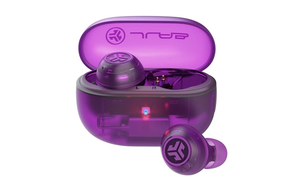 Jlab Écouteurs True Wireless In-Ear Go Pop ANC Transparent/violet