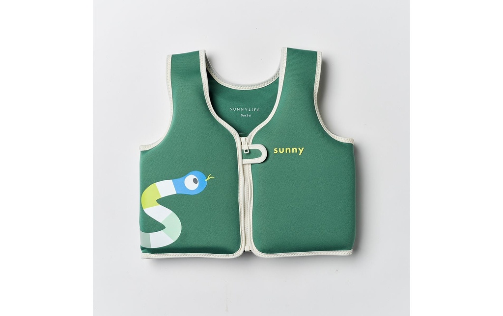 Sunnylife Gilet de flottaison 3-6 Into the Jungle Vert
