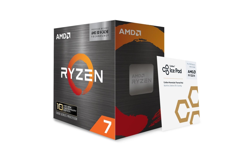 AMD CPU AMD Ryzen 7 5800 x 3D AM4 4.5 GHz