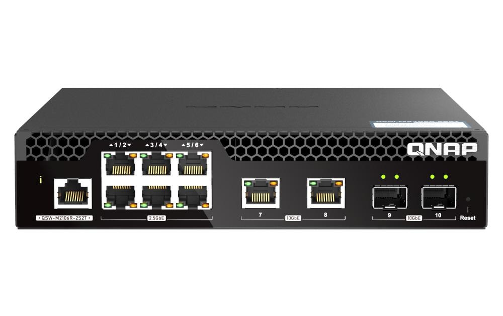 QNAP QSW-M2106R-2S2T 10 ports