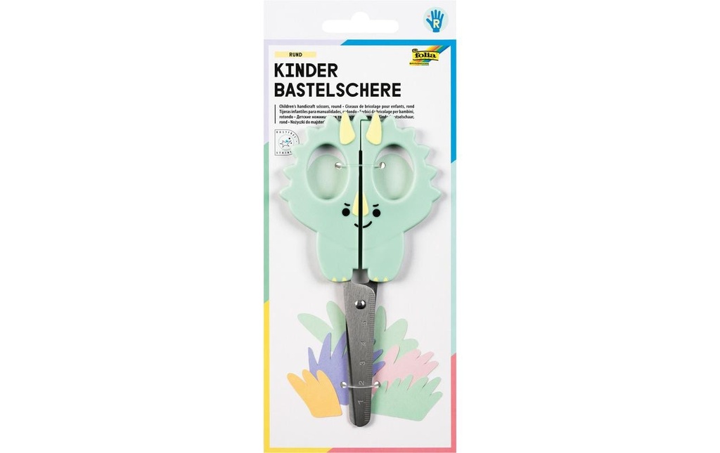 Folia Ciseaux pour enfants Dino 16 cm