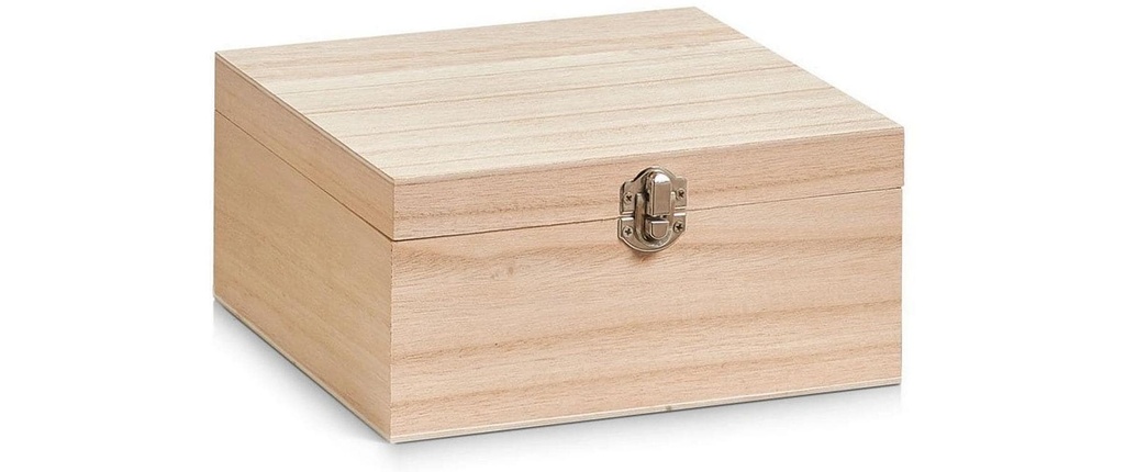 Zeller Present Boîte de rangement Bois Brun
