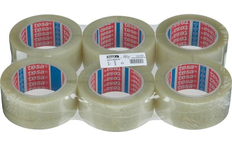 tesa Ruban d'emballage 50 mm x 132 m, Transparent