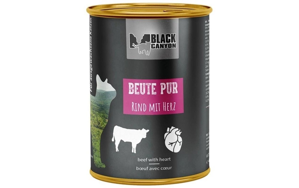Black Canyon Alimentation humide Beute Pur: bœuf avec cœur