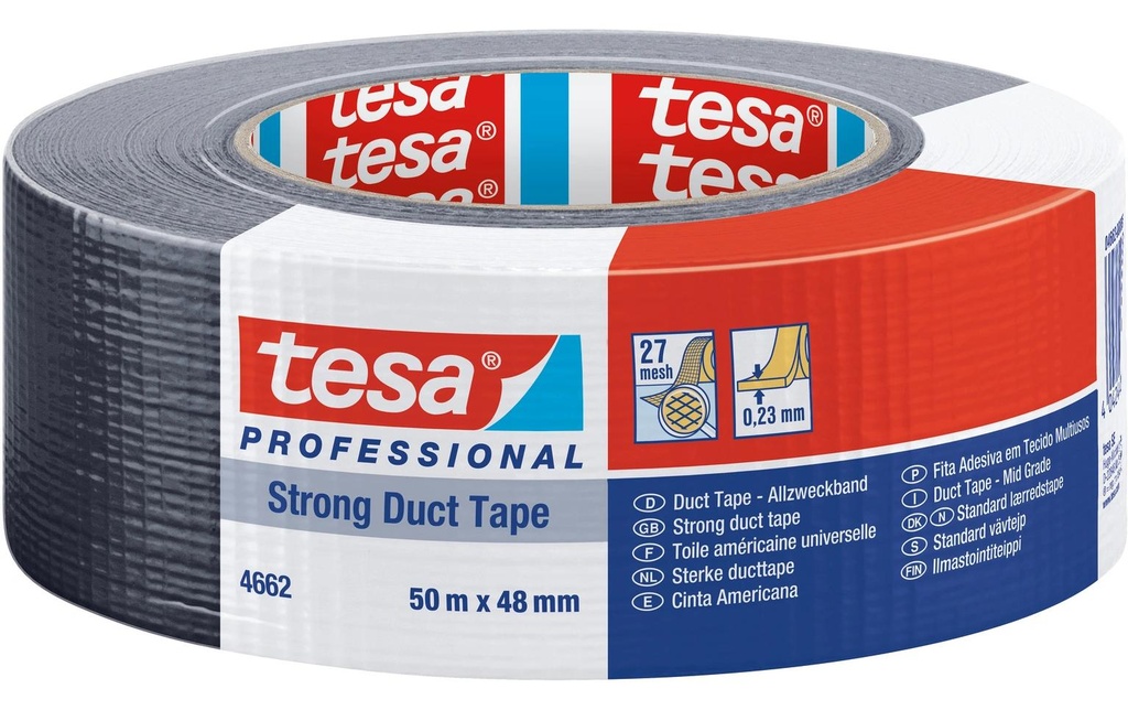 tesa 466200195 48 mm x 25 m, Orange